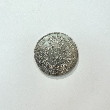 Moneta brasiliana d'argento del valore di 960 reis