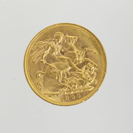 Pièce d'or britannique d'une valeur d'une livre st