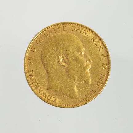 Pièce d'or britannique d'une valeur d'une livre st
