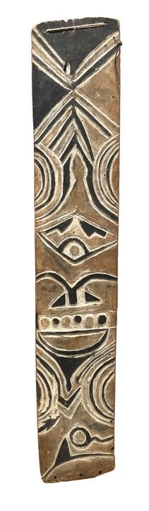 Panneau congolais ou « nkita » en bois sculpté et 