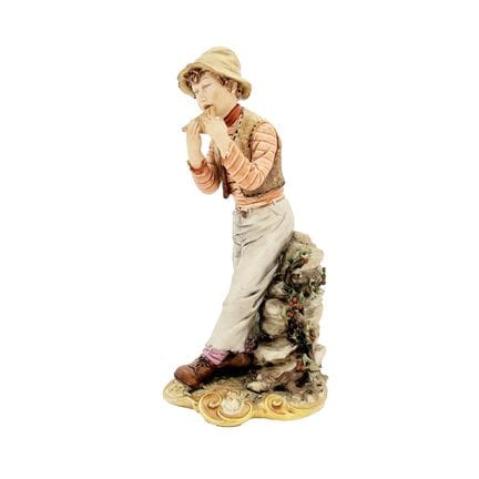 Sculpture italienne en porcelaine de Capodimonte p