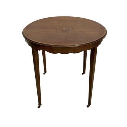 Table d'appoint anglaise de style Adams, ronde, en