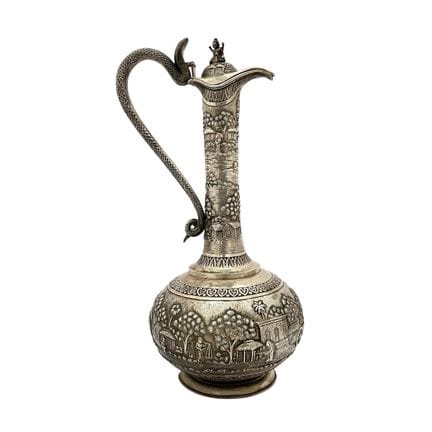 Cruche ou aiguière en argent de l'Inde, de style c