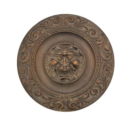 Médaillon circulaire de style historiciste en bois