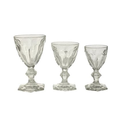 Service de verres français en cristal Baccarat, mo
