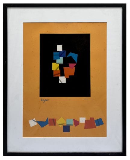 YAACOV AGAM (École israélienne, 1928) Sérigraphie 