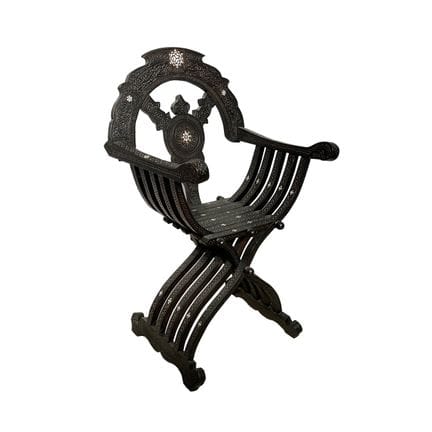 Fauteuil de type « Savonarola » de style ottoman, 