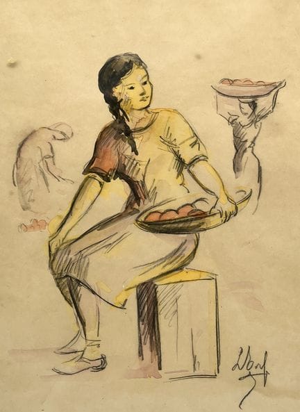 LEONARDO TORFS (École paraguayenne, 1927-2020) Fus