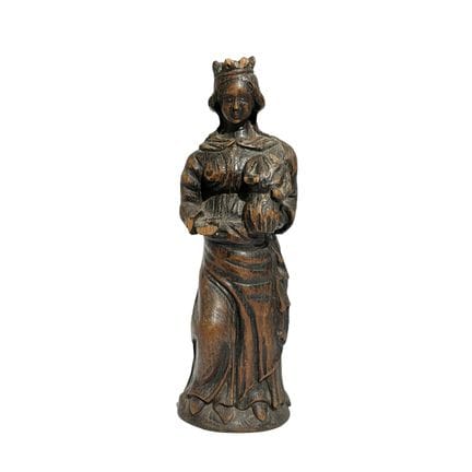 Sculpture religieuse. « Vierge à l'Enfant ». 29 x 
