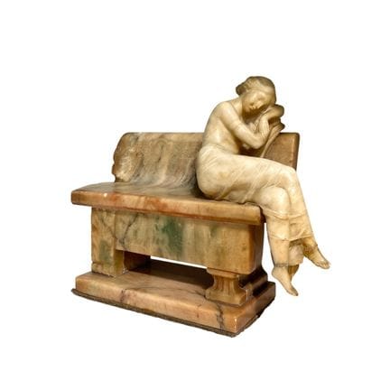 Sculpture en albâtre. « Le rêve », d'après un orig