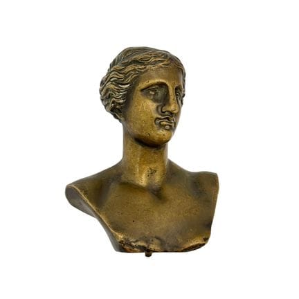 Sculpture en bronze. « Buste de Vénus de Milo ». G