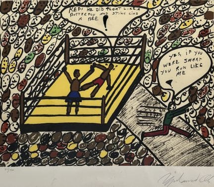 MUHAMMAD ALI (École américaine, 1942-2016) Sérigra