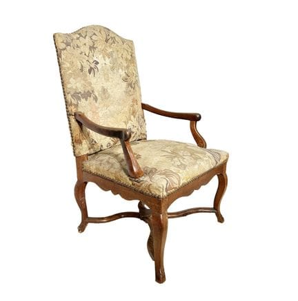 Fauteuil de style Louis XIV, avec assise et dossie