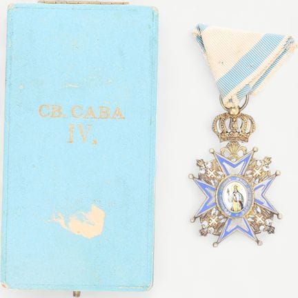 SERBIA
ORDEN DE SAN SAVA 
Cruz de 4.ª clase (ofici