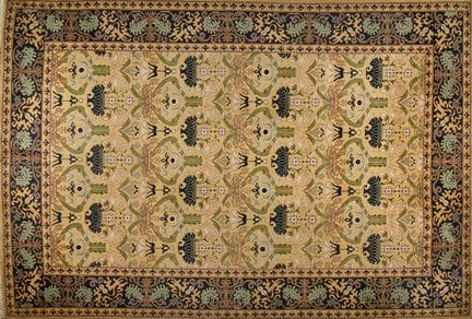 Alfombra rumana de gran tamaño
Hacia 1960/65
Dimen