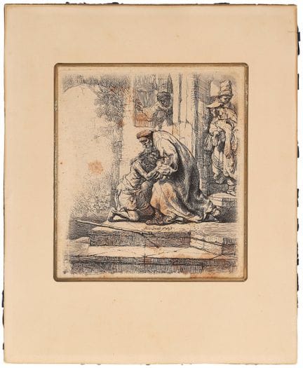 REMBRANDT HARMENSZ. VAN RIJN (1606-1669)
El regres