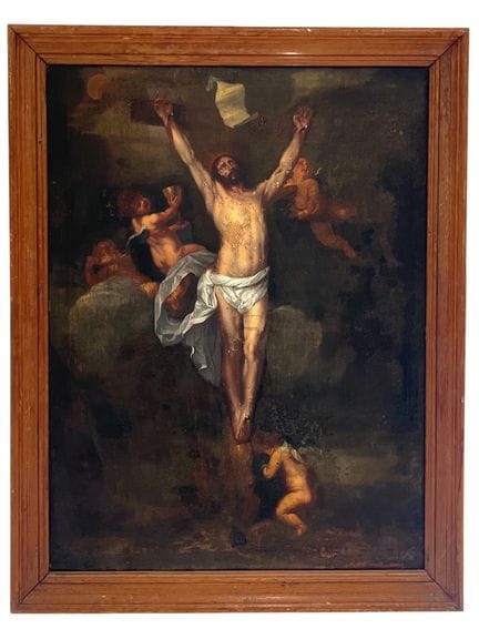 Según Antoon VAN DYCK (1599-1641)
Cristo en la cru