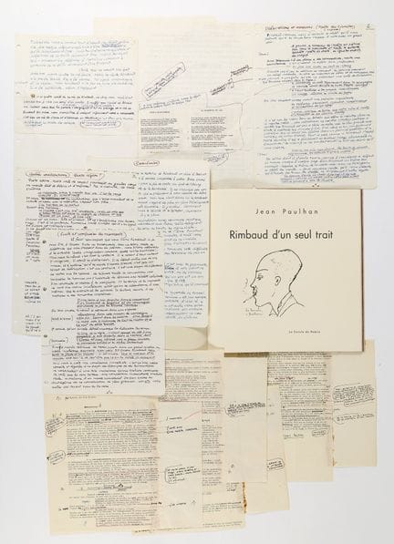 Jean PAULHAN. Rimbaud d’un seul trait. Paris, Le C