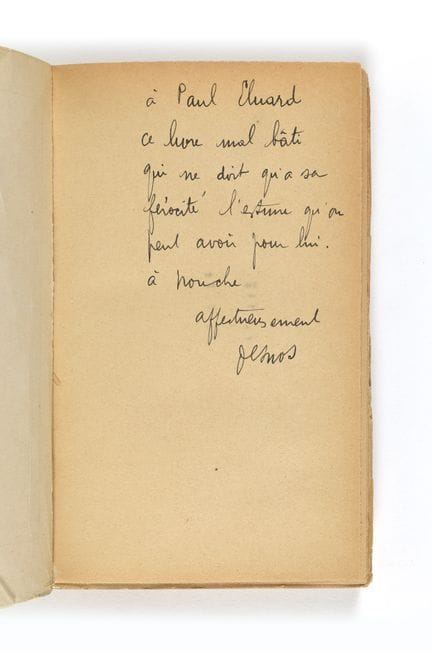 Robert DESNOS. Le Vin est tiré... Roman. Paris, Ga