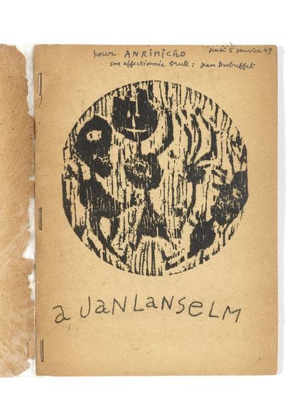 Jean DUBUFFET. Ler dla canpane par Dubufe J. Paris