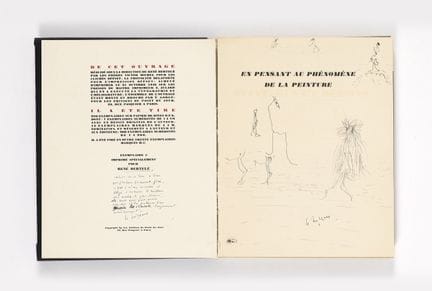 Henri MICHAUX.
Peintures et Dessins, avec un avant