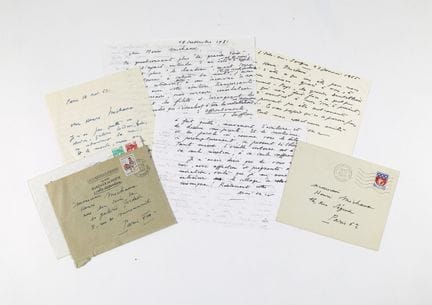René CHAR. Tre lettere indirizzate a Henri Michaux