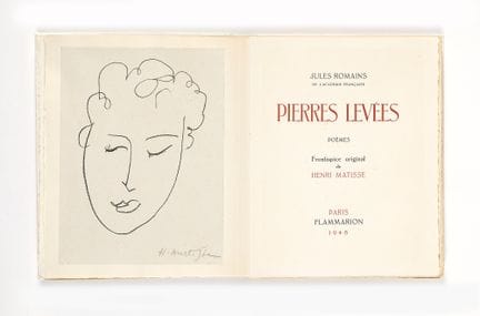 Jules ROMAINS. Pierres levées. Poèmes. Frontispice