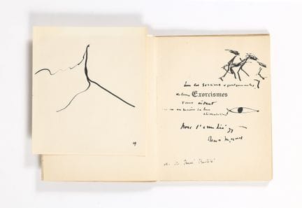 Henri MICHAUX. Exorcisms.
Paris, Robert J. Godet, 