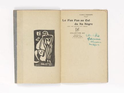 Clément PANSAERS. Le Pan-Pan au cul du nu nègre av