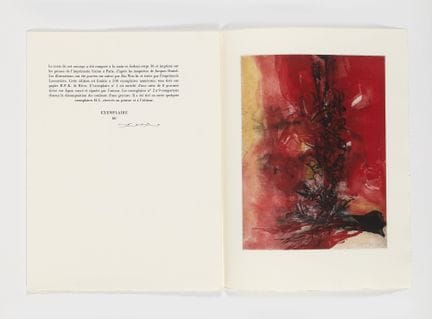 Arthur RIMBAUD et ZAO Wou-Ki. Illuminations. Huit 