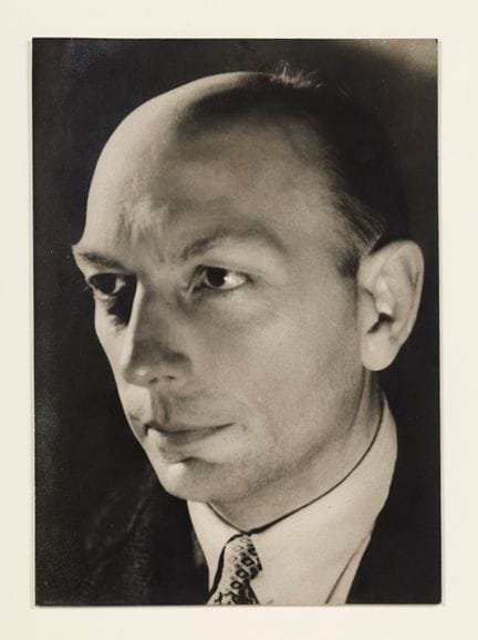[Henri MICHAUX]. Gisèle FREUND. Porträt von Henri 