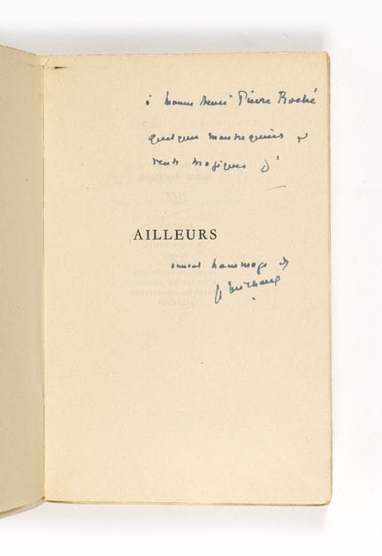 Henri MICHAUX. Ailleurs.
Voyage en grande Garabagn