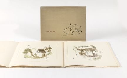 Joan MIRÓ. Tracé sur l’eau. Serie de acuarelas. Pa