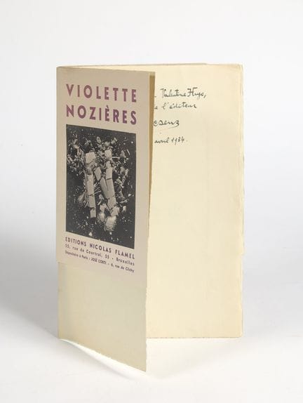 [NOZIÈRES]. Violette Nozières. Bruxelles, Éditions
