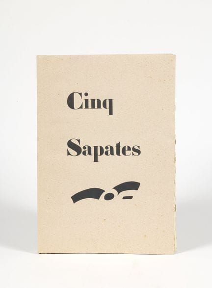 Francis PONGE. Cinq sapates. Eaux-fortes de George