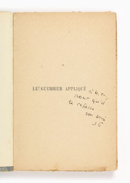 Jean PAULHAN. Le Guerrier appliqué. Nouvelle éditi