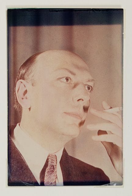 [Henri MICHAUX]. Gisèle FREUND. Porträt von Henri 