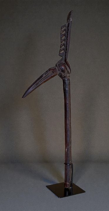 Nuna scepter, Mossi, Burkina Faso
Wood with brown 