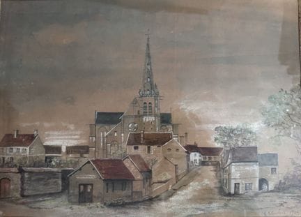 L. CHAULEUR (early 20th century)
Village View, 190