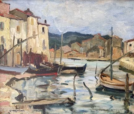Louis LALLEMAND (1891–1959)
Les Martigues
Oil on c