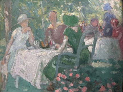 20th-Century School 
Tea Time
Oil on cardboard
27 