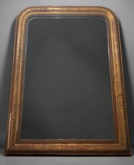 Wooden mirror with gilded stucco
19th century
130 