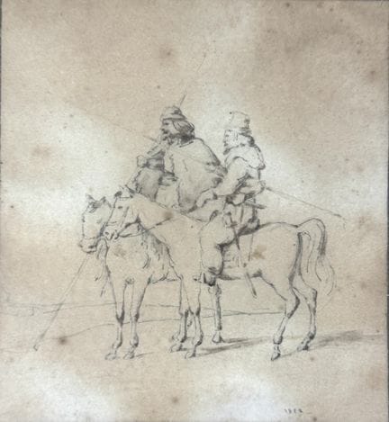 VERNET, Horace
Paris 1789 – ibid.; 1863
Two Cossac