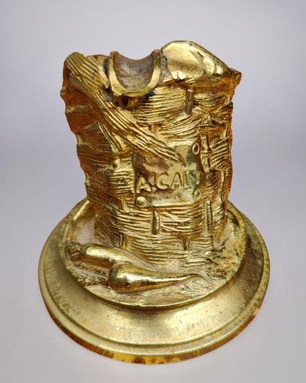 Auguste CAIN (1821–1894)
Farm-themed pencil holder