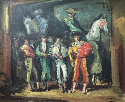 Roger BERTIN (1915–2003)
The Bullfighters
Oil on c