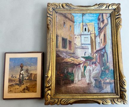 20th-Century Orientalist School
View of the Souk
O