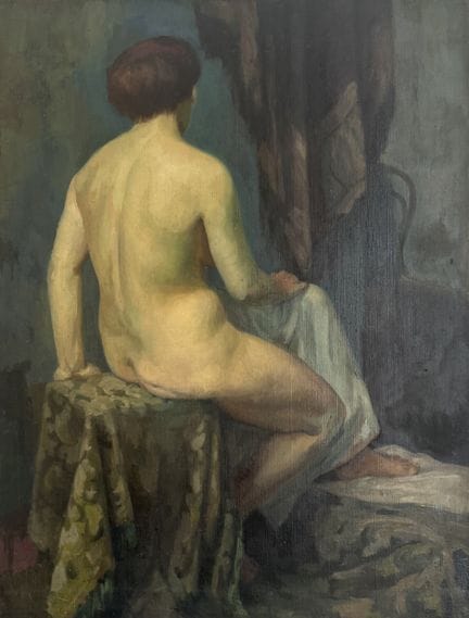 Imre BARKAY (1930–2007), Hungarian School
Nude fro