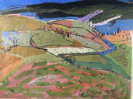 Pierre AMBROGIANI (1907-1985)
Landscape
Gouache on