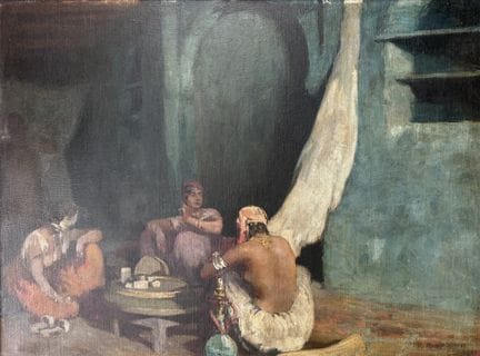 20th-Century Orientalist School
Women Smoking a Ho