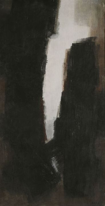 Nicolas CARRÉGA (1914-1993)
Senza titolo, 1962
Oli
